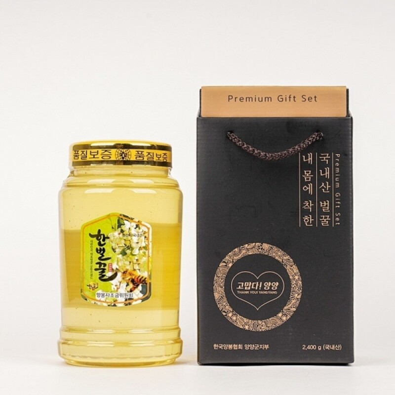 양양꿀단지농원,양양꿀단지한벌꿀(피나무꿀) 2.4kg